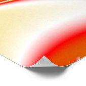 Liefde en Goud Abstract 3D Rainbowart Poster (Hoek)