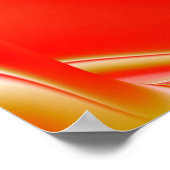 Liefde en Goud Abstract 3D Rainbowart Poster (Hoek)