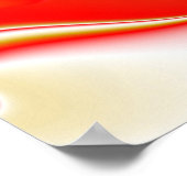 Liefde en Goud Abstract 3D Rainbowart Poster (Hoek)