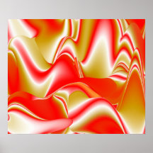 Liefde en Goud Abstract 3D Rainbowart