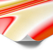Liefde en Goud Abstract 3D Rainbowart Poster (Hoek)