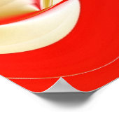 Liefde en Goud Abstract 3D Rainbowart Poster (Hoek)