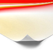 Liefde en Goud Abstract 3D Rainbowart Poster (Hoek)