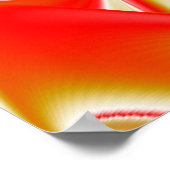 Liefde en Goud Abstract 3D Rainbowart Poster (Hoek)