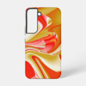 Liefde en Goud Abstract 3D Rainbowart Samsung Galaxy Hoesje (Achterkant)