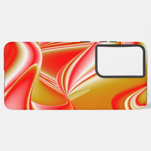 Liefde en Goud Abstract 3D Rainbowart Samsung Galaxy Hoesje (Linkerkant)