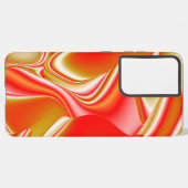 Liefde en Goud Abstract 3D Rainbowart Samsung Galaxy Hoesje (Linkerkant)