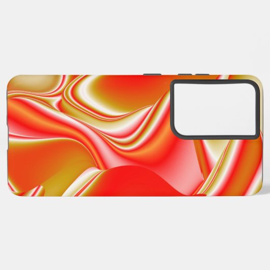 Liefde en Goud Abstract 3D Rainbowart Samsung Galaxy Hoesje (Linkerkant)
