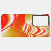 Liefde en Goud Abstract 3D Rainbowart Samsung Galaxy Hoesje (Linkerkant)