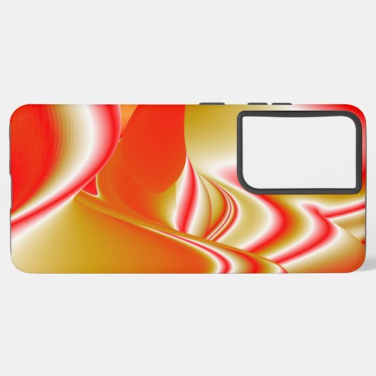 Liefde en Goud Abstract 3D Rainbowart Samsung Galaxy Hoesje (Linkerkant)