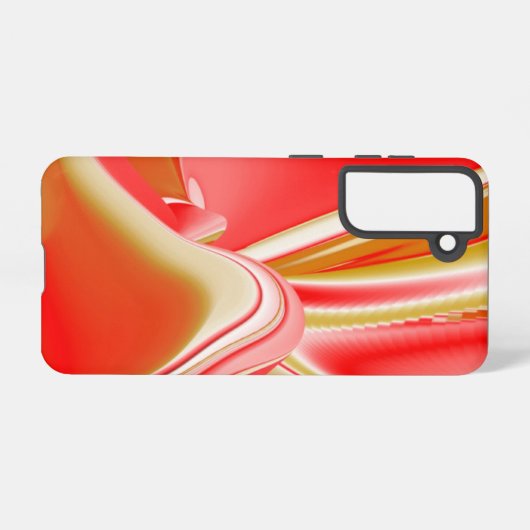 Liefde en Goud Abstract 3D Rainbowart Samsung Galaxy Hoesje (Achterkant horizontaal)