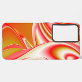 Liefde en Goud Abstract 3D Rainbowart Samsung Galaxy Hoesje (Linkerkant)