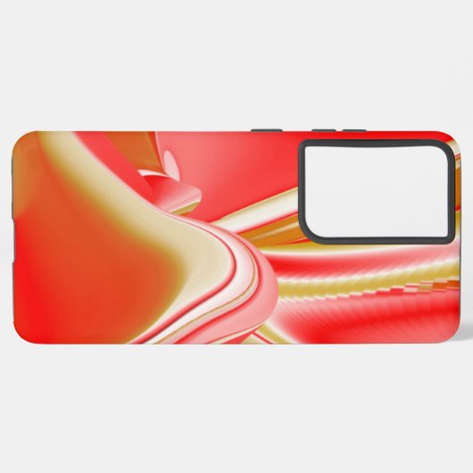 Liefde en Goud Abstract 3D Rainbowart Samsung Galaxy Hoesje (Linkerkant)