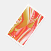 Liefde en Goud Abstract 3D Rainbowart Servet (Hoek)