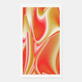Liefde en Goud Abstract 3D Rainbowart Servet (Voorkant)