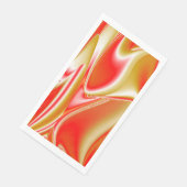 Liefde en Goud Abstract 3D Rainbowart Servet (Hoek)