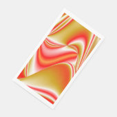 Liefde en Goud Abstract 3D Rainbowart Servet (Hoek)