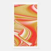 Liefde en Goud Abstract 3D Rainbowart Servet (Voorkant)