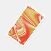 Liefde en Goud Abstract 3D Rainbowart Servet (Hoek)