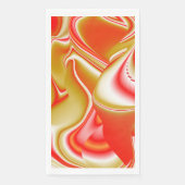 Liefde en Goud Abstract 3D Rainbowart Servet (Voorkant)