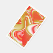 Liefde en Goud Abstract 3D Rainbowart Servet (Hoek)