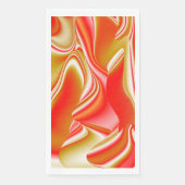 Liefde en Goud Abstract 3D Rainbowart Servet (Voorkant)