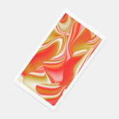 Liefde en Goud Abstract 3D Rainbowart Servet (Hoek)