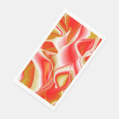 Liefde en Goud Abstract 3D Rainbowart Servet (Hoek)