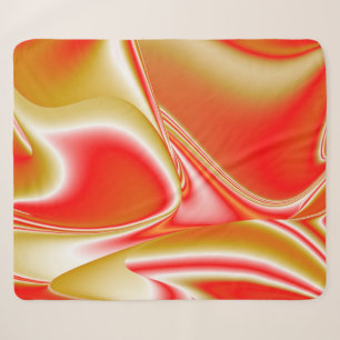 Liefde en Goud Abstract 3D Rainbowart Sherpa Deken