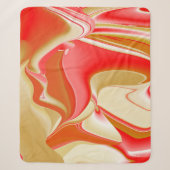 Liefde en Goud Abstract 3D Rainbowart Sherpa Deken (Voorkant)