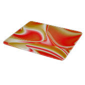 Liefde en Goud Abstract 3D Rainbowart Snijplank (Hoek)
