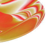 Liefde en Goud Abstract 3D Rainbowart Snijplank (Hoek)