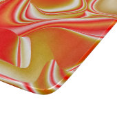 Liefde en Goud Abstract 3D Rainbowart Snijplank (Hoek)
