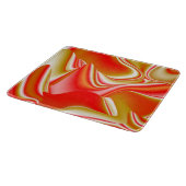 Liefde en Goud Abstract 3D Rainbowart Snijplank (Hoek)
