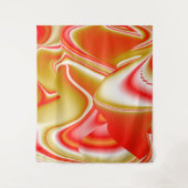 Liefde en Goud Abstract 3D Rainbowart Wandkleed (Voorkant)