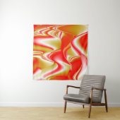 Liefde en Goud Abstract 3D Rainbowart Wandkleed (In situ)