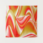 Liefde en Goud Abstract 3D Rainbowart Wandkleed (Voorkant (horizontaal))