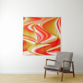 Liefde en Goud Abstract 3D Rainbowart Wandkleed (In situ)