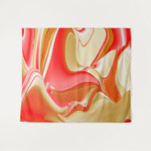 Liefde en Goud Abstract 3D Rainbowart Wandkleed (Voorkant (horizontaal))