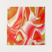 Liefde en Goud Abstract 3D Rainbowart Wandkleed (Voorkant (horizontaal))