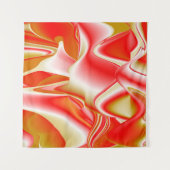 Liefde en Goud Abstract 3D Rainbowart Wandkleed (Voorkant)