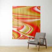 Liefde en Goud Abstract 3D Rainbowart Wandkleed (In situ)