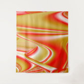 Liefde en Goud Abstract 3D Rainbowart Wandkleed (Voorkant)