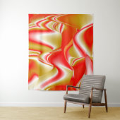 Liefde en Goud Abstract 3D Rainbowart Wandkleed (In situ)