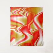 Liefde en Goud Abstract 3D Rainbowart Wandkleed (Voorkant)