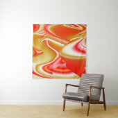 Liefde en Goud Abstract 3D Rainbowart Wandkleed (In situ)
