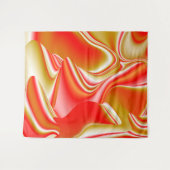 Liefde en Goud Abstract 3D Rainbowart Wandkleed (Voorkant (horizontaal))