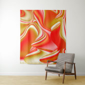 Liefde en Goud Abstract 3D Rainbowart Wandkleed (In situ)