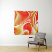 Liefde en Goud Abstract 3D Rainbowart Wandkleed (In situ)