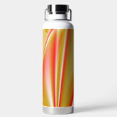 Liefde en Goud Abstract 3D Rainbowart Waterfles (Achterkant)